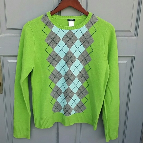 J. Crew Factory Sweaters - J. Crew Wool Argyle Sweater
